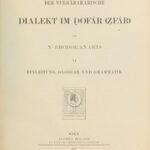 تحميل كتاب Der vulgärarabische Dialekt im Dofâr (Zfâr) PDF