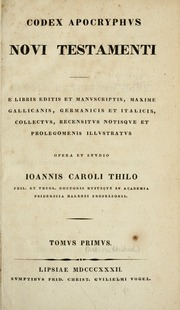 تحميل كتاب Codex apocryphus Novi Testamenti PDF