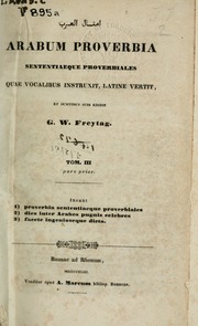 تحميل كتاب Arabum proverbia, vocalibus instruxit latine vertit, commentario illustravit PDF