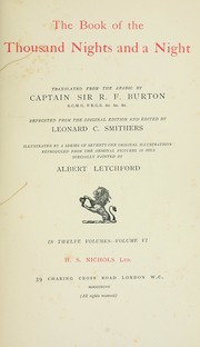 تحميل كتاب The Book of the Thousand Nights and a Night PDF R. F. Burton منسق جيدًا
