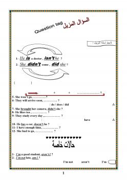 تحميل كتاب Question Tags السؤال المزيل ل السيد المعداوى PDF السيد المعداوى