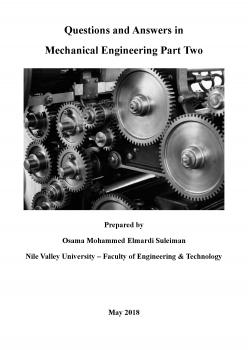 تحميل كتاب Questions and Answers in Mechanical Engineering Part Two ل Osama Mohammed Elmardi Suleiman PDF
