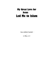 تحميل كتاب My Great Love for Jesus Led Me to Islam PDF Simon Alfredo Caraballo
