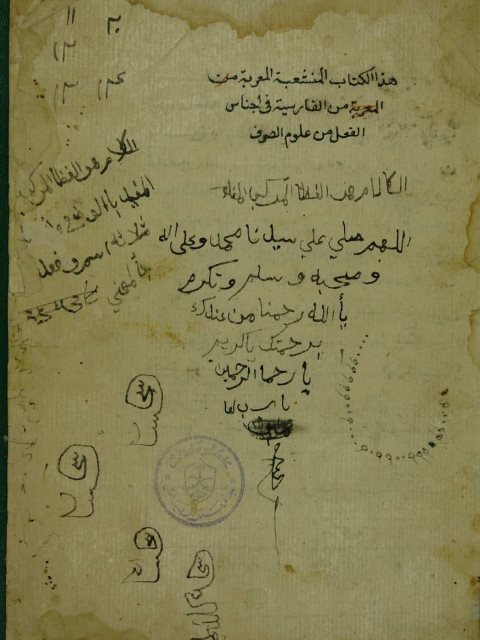تحميل كتاب المنشعبة المعربه من الفارسية في اجناس الفعل من علوم الصرف PDF