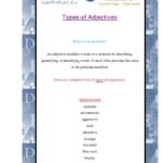 تحميل كتاب Types of Adjectives PDF
