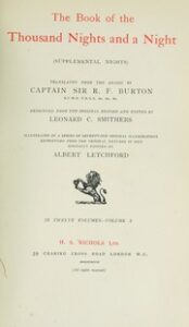 تحميل كتاب The book of the thousand nights and a night PDF R F Burton مباشر