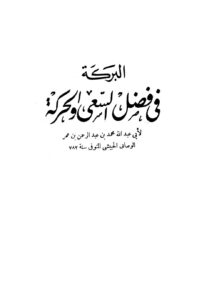 تحميل كتاب البركة في فضل السعي والحركة ل محمد بن عبد الرحمن بن عمر الوصابي الحبيشي أبو عبد الله PDF
