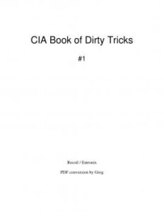 تحميل كتاب CIA Book of Dirty Tricks PDF John M Fitzgerald