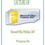 تحميل كتاب Microsoft Publisher 2007 PDF مهندس/ محمد أبو العلا