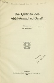 تحميل كتاب Die Qassîden PDF