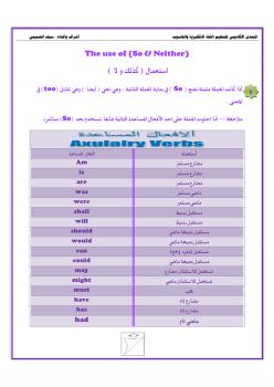 تحميل كتاب استعمال So & Neither ل سيف الحسيني PDF سيف الحسيني