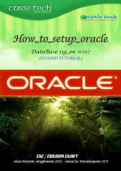 تحميل كتاب HOW TO SETUP ORACLE 11G PDF ebrahim enawy