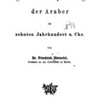 تحميل كتاب Die Logik und Psychologie der Araber im zehnten Jarhhundert n. Chr. PDF بدون تقطيع