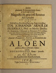 تحميل كتاب Deo plantante incrementum dante PDF Johannis Arnoldi Friderici