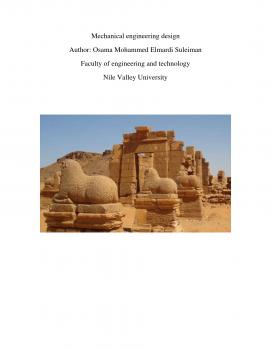 تحميل كتاب Mechanical engineering design PDF أسامة محمد إل ماضي سليمان