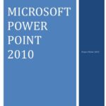 تحميل كتاب MICROSOFT POWER POINT 2010 PDF محمد مالك محمد نسخة خالية من الأخطاء