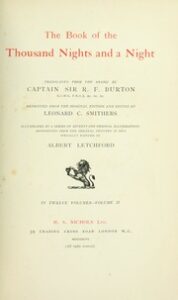 تحميل كتاب The book of the thousand nights and a night PDF R. F. Burton بدون علامة مائية