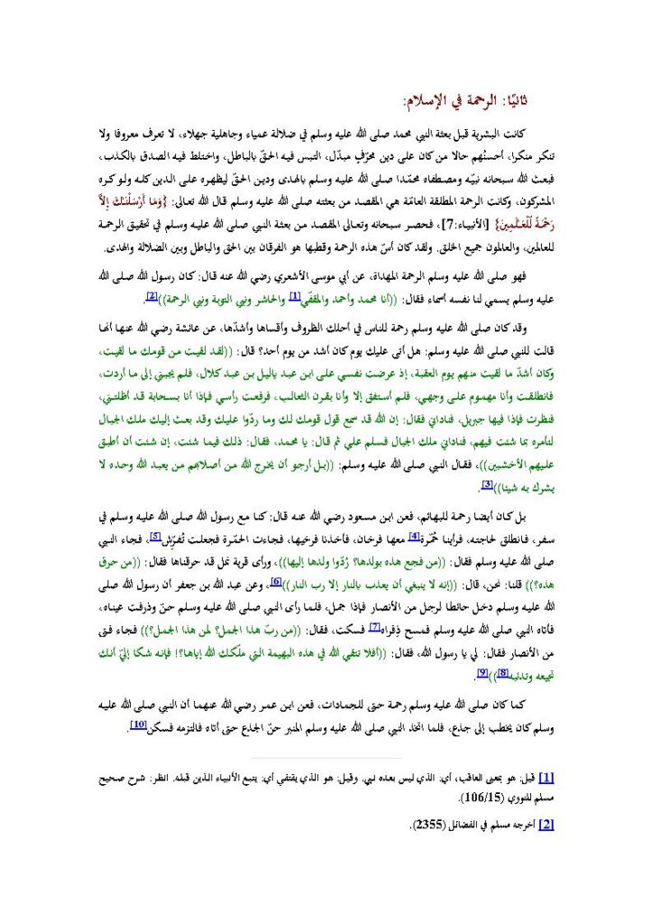 تحميل كتاب الرحمة في الإسلام مجهول PDF