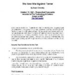 تحميل كتاب The New War Against Terror PDF نعوم تشومسكى