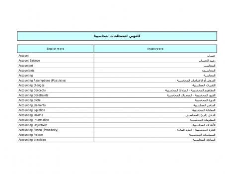 تحميل كتاب القاموس المحاسبى PDF