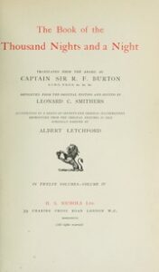 تحميل كتاب The Book of the Thousand Nights and a Night PDF R. F. Burton نسخة سريعة التحميل