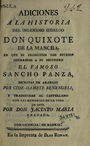 تحميل كتاب Adiciones a la historia del ingenioso hidalgo Don Quixote de la Mancha, en que se prosiguen los sucesos ocurridos a su escudero el famoso Sancho Panza PDF anonimus