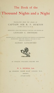 تحميل كتاب The book of the thousand nights and a night PDF R. F. Burton نسخة محمولة