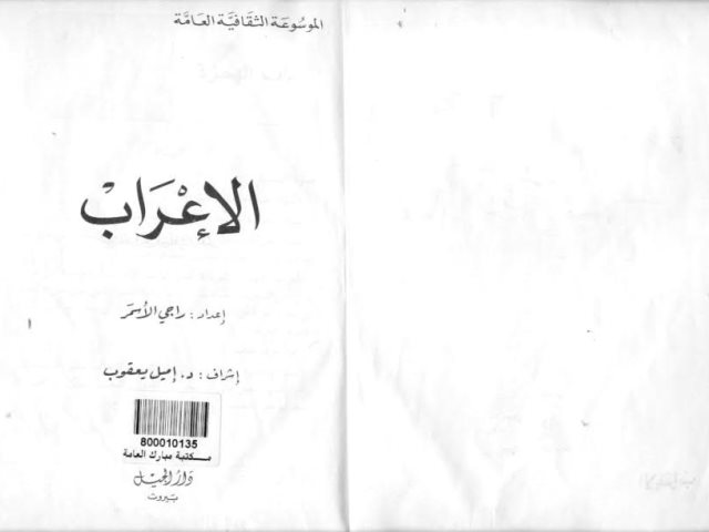تحميل كتاب الإعراب PDF راجى الأسمر