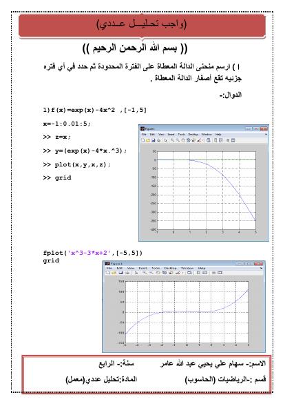 تحميل كتاب التحليا عددي بي المتلاب لسهام علي يحيى عامر PDF سهام علي يحيى عامر