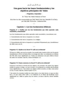 تحميل كتاب إرشاد الأنام إلى أصول ومهمات دين الإسلام- أسباني PDF عمر بن عبد الرحمن العمر
