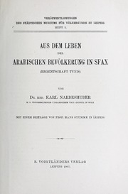 تحميل كتاب Aus dem Leben der arabischen Bevölkerung in Sfax (regentschaft Tunis) PDF