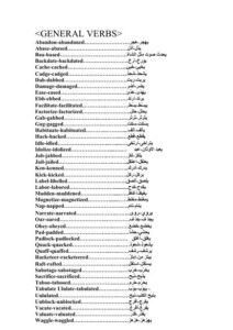 تحميل كتاب أفعال ومفردات ومعانيها PDF