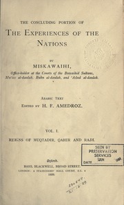 تحميل كتاب The eclipse of the Abbasid caliphate, original chronicles of the fourth Islamic century PDF نسخة خالية من الأخطاء
