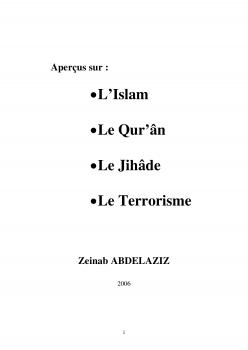 تحميل كتاب التعريف بالإسلام والقرآن والجهاد والإرهاب – باللغة الفرنسية د زينب عبدالعزيز PDF