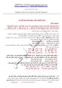 تحميل كتاب التعبير الأدبي للصف الثالث الثانوي للفرعين (الادبي والعلمي) للمدرّس نضال أبوحسن PDF نضال أبوحسن