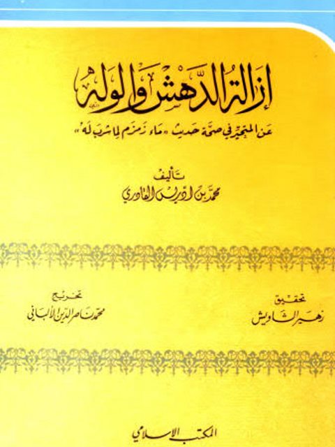 تحميل كتاب إزالة الدهش والوله عن المتحير في صحة حديث ماء زمزم لما شرب له PDF محمد بن إدريس القادري روابط مباشرة