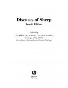 تحميل كتاب Diseases of Sheep 4th edition PDF