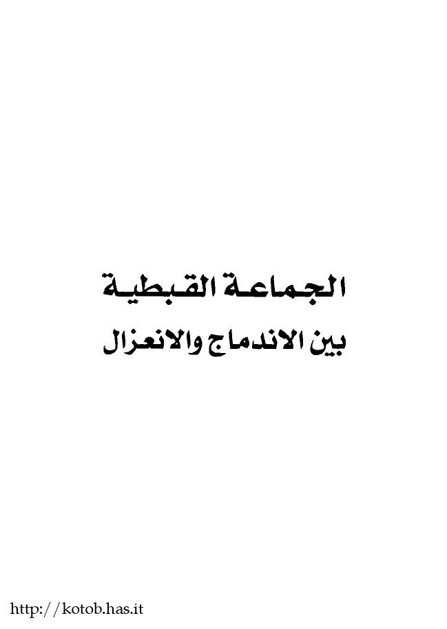 تحميل كتاب الجماعة القبطية بين الإندماج والإنعزال لرفيق حبيب PDF رفيق حبيب