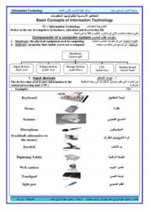 تحميل كتاب المفاهيم الاساسية لتكنولوجيا المعلومات ل محمود عبد الرازق احمد & ياسر السيد محمود PDF