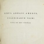 تحميل كتاب Abul Abbasi Amedis Tulonidarum primi, vita et re gestae PDF ابن زولاق