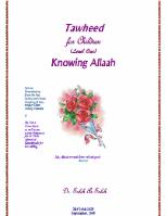 تحميل كتاب Tawheed for Children: Knowing Allah ل Saleh Assaleh PDF
