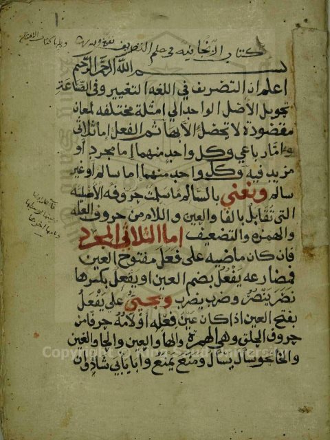 تحميل كتاب الزنجانيه في علم التصريف PDF