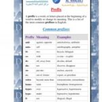 تحميل كتاب Common Prefixes PDF مبارك أحمد الطالب