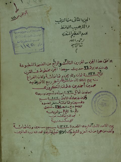 تحميل كتاب الترغيب و الترهيب ج2 PDF زكي الدين المنذري