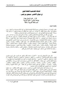 تحميل كتاب الدلالة الهامشية لألفاظ الليل في ديوان الأعشى ميمون بن قيس PDF علي فرحان جواد