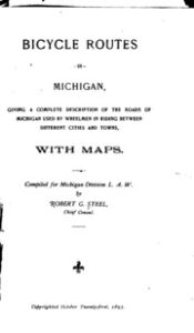 تحميل كتاب Bicycle Routes in Michigan… 1896] PDF