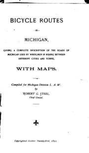 تحميل كتاب Bicycle Routes in Michigan… 1896] PDF